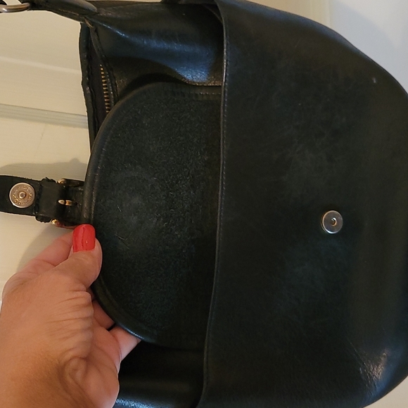 Vintage Etienne Aigner Black Leather Bag - Picture 3 of 10